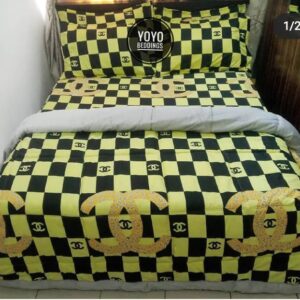 7/7 PATTERN DUVET SET WITH FOUR PILLOW CASES