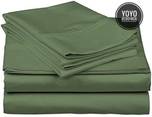 PLAIN GREEN AMERICAN POLISH COTTON DEATACHABLE SET. - Image 2