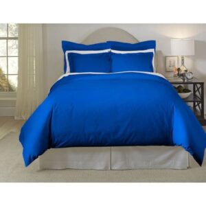 ROYAL BLUE COMBINED WITH WHITE DETACHABLE DUVET SET
