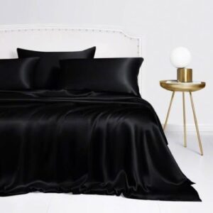 BLACK SILKY EGYPTIAN COTTON BEDDINGS