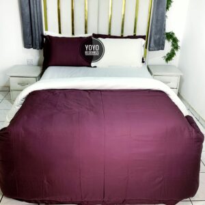 EGYPTIANS COTTON SILK DUVET COVER SET COMBINED