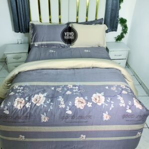 EGYPTIAN COTTON PATTERN DETACHABLE DUVET SET