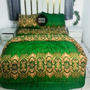 7/7 PATTERN DUVET SET WITH FOUR PILLOW CASES