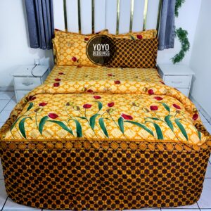 7/7 PATTERN DUVET SET WITH FOUR PILLOW CASES