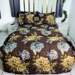 PATTERN DUVET SET WITH PILLOW CASES