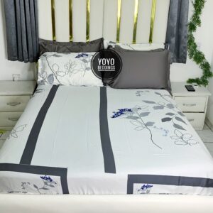 4/6 AMERICAN COTTON BEDSHEET WITH TWO PILLOW CASES