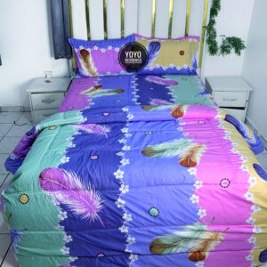 4/6 TURKISH PATTERN DUVET SET.