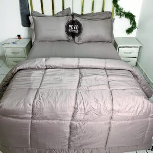 6/7 TURKISH COTTON PLAIN DUVET SET