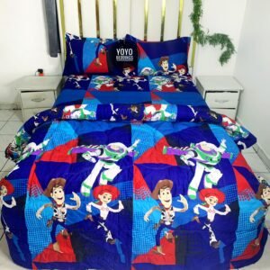 TURKISH PATTERN CARTOON CHARACTER DUVET COVER SET.